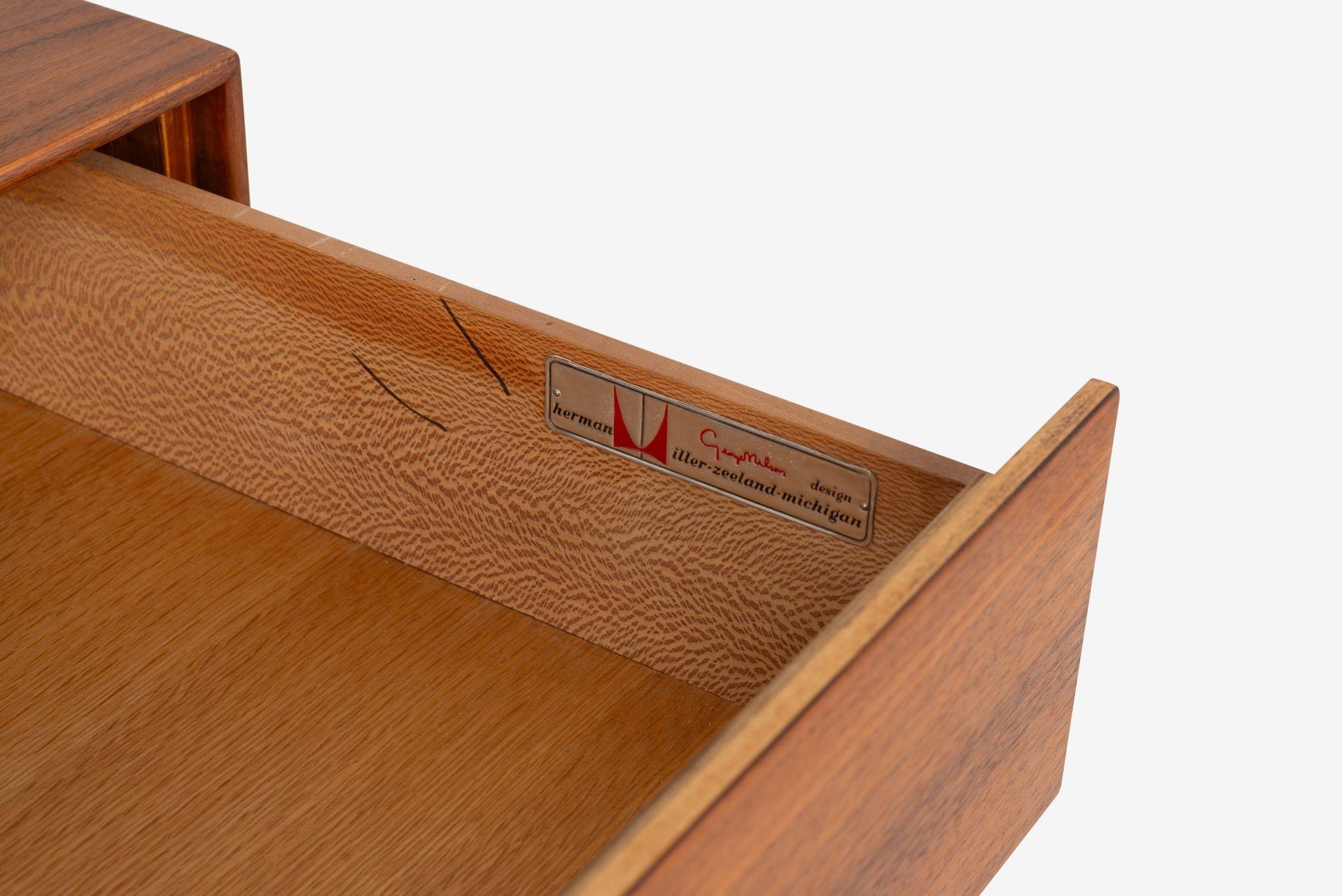 Aluminum George Nelson for Herman Miller Thin Edge Credenza, Model 5724, 1957 For Sale