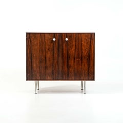 George Nelson for Herman Miller Thin Edge Rosewood Two Door Cabinet