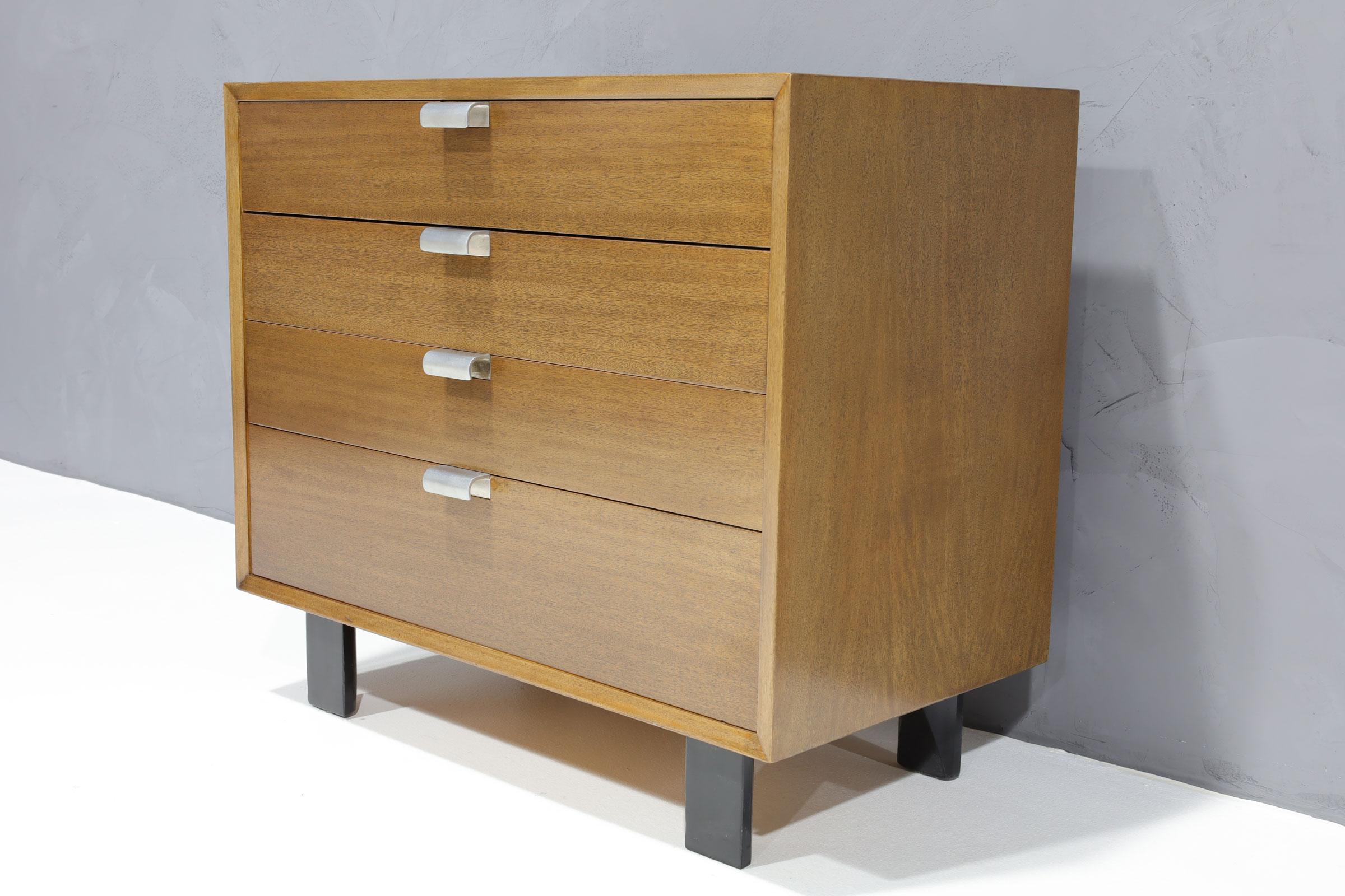 American George Nelson for Herman Miller Walnut Chest of Drawers For Sale