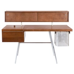 George Nelson for Herman Miller Walnut Desk, N. 4658