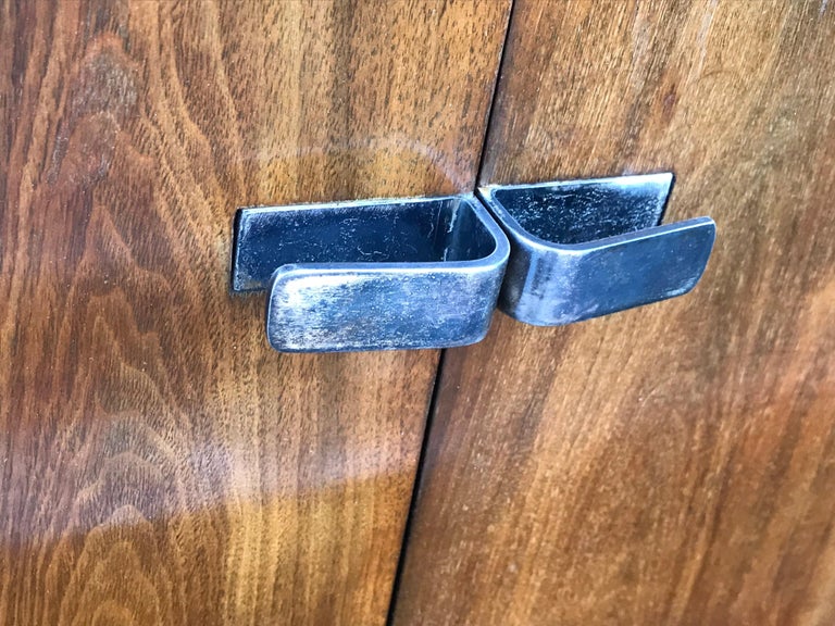 Mid Century Nelson Dresser for Herman Miller, Walnut, Silver