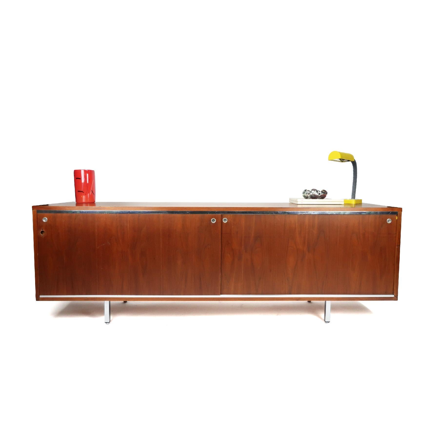 George Nelson for Herman Miller Walnut Executive Office Group Credenza 4