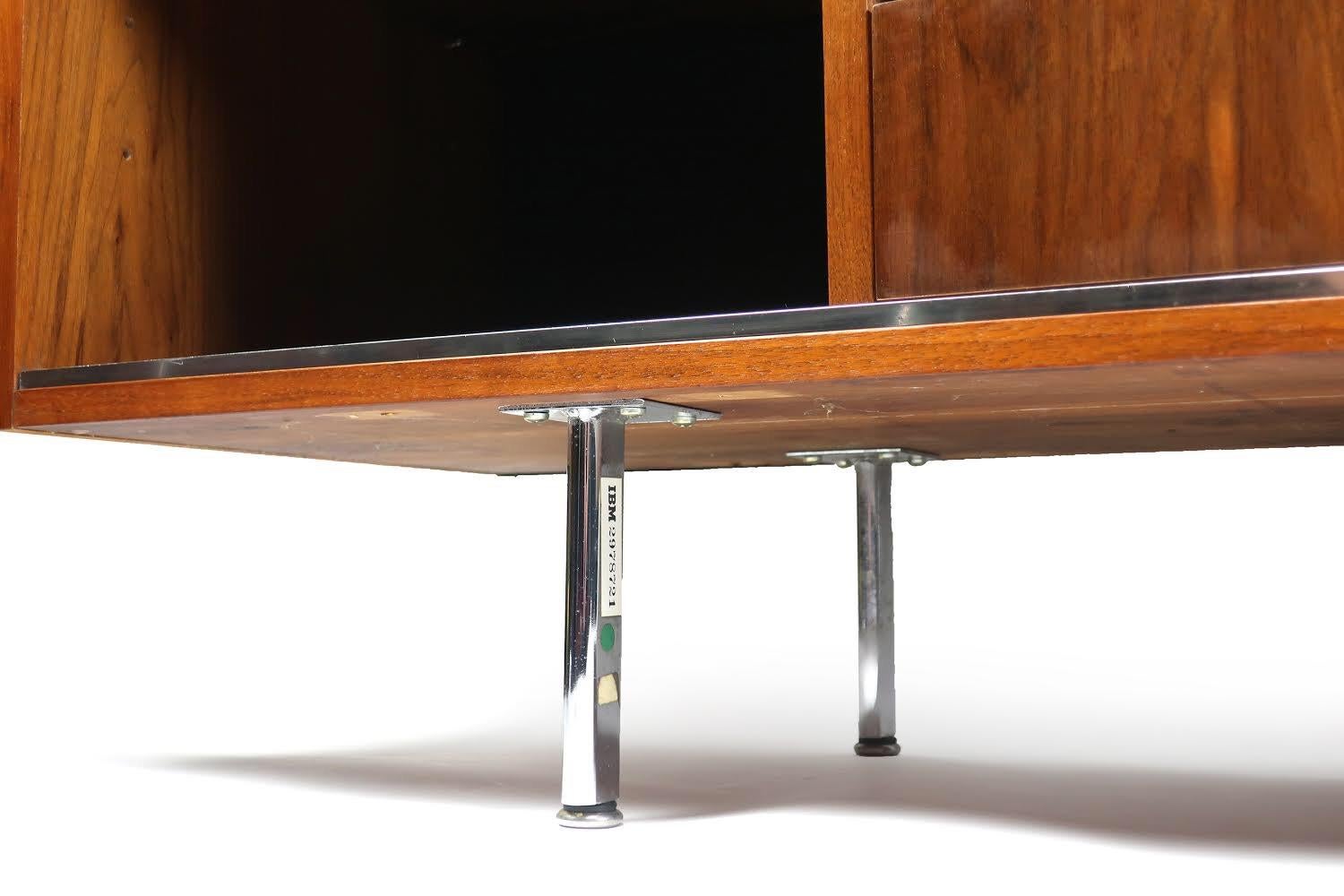 American George Nelson for Herman Miller Walnut Executive Office Group Credenza