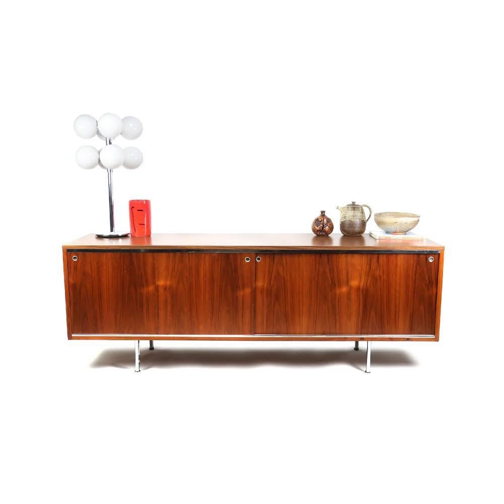 George Nelson for Herman Miller Walnut Executive Office Group Credenza In Good Condition In Brooklyn, NY