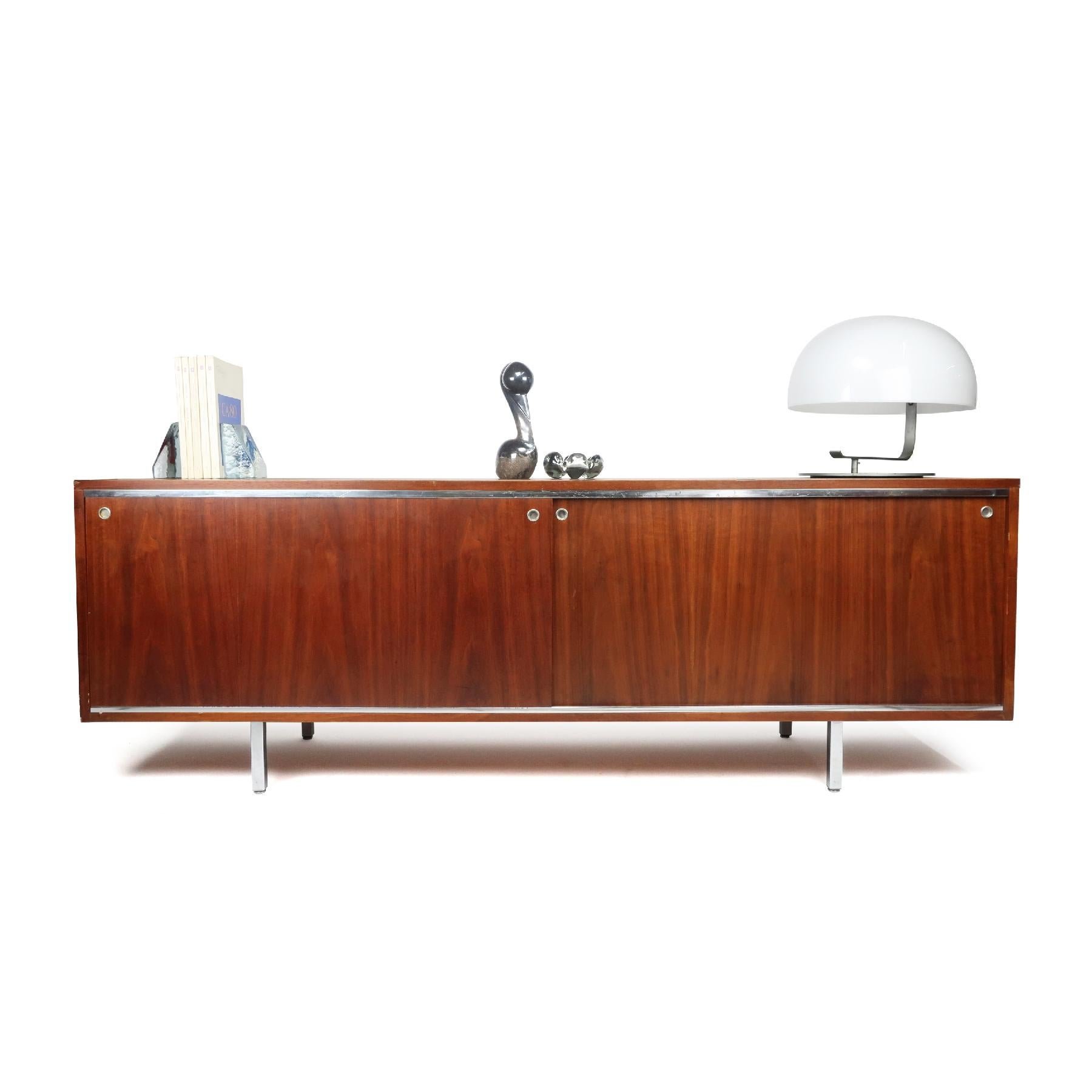 George Nelson for Herman Miller Walnut Executive Office Group Credenza 3