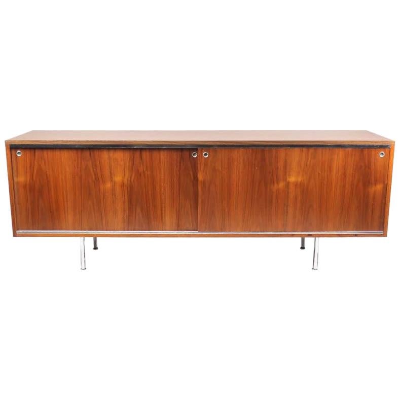 George Nelson for Herman Miller Walnut Executive Office Group Credenza