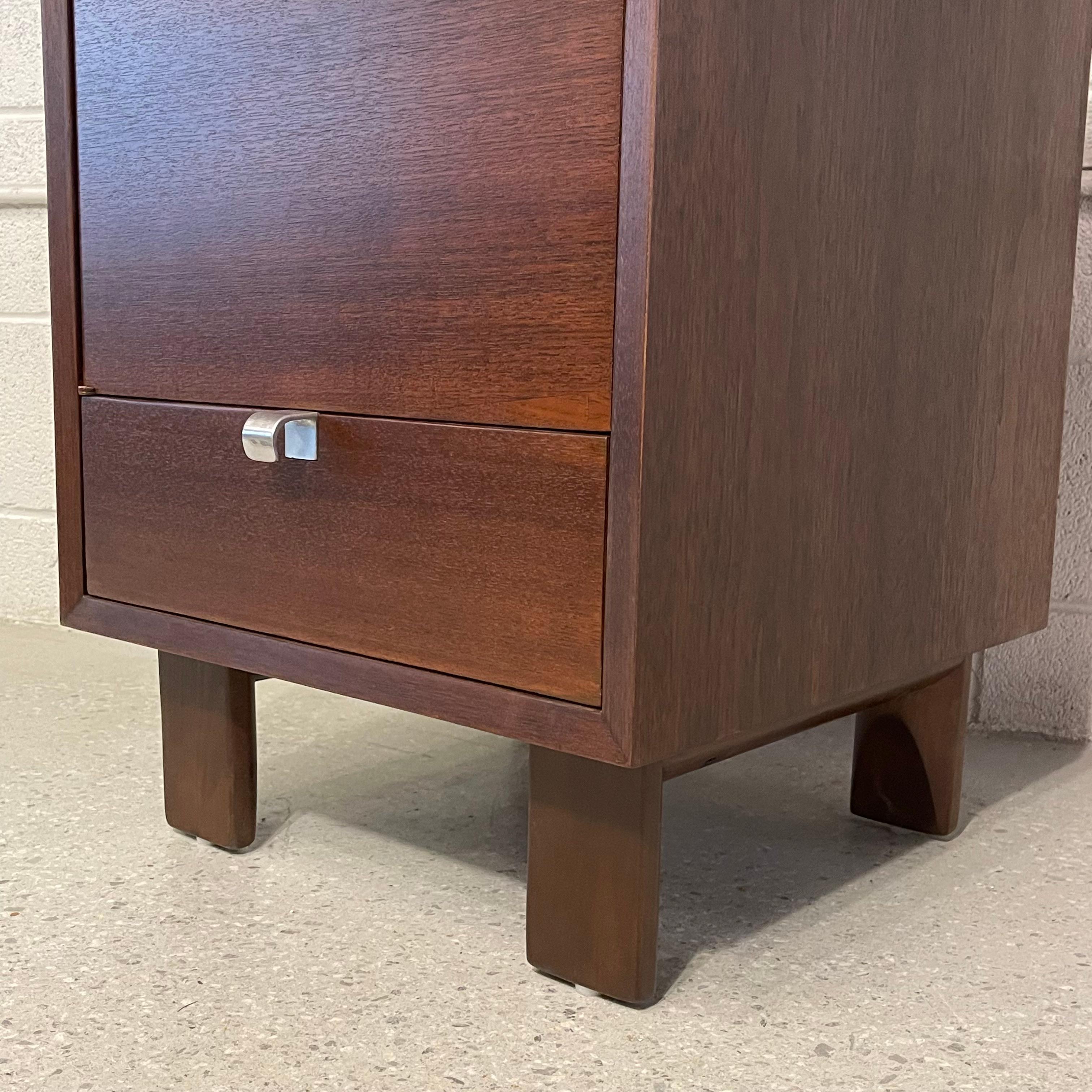 George Nelson For Herman Miller Walnut Nighstand End Table 2