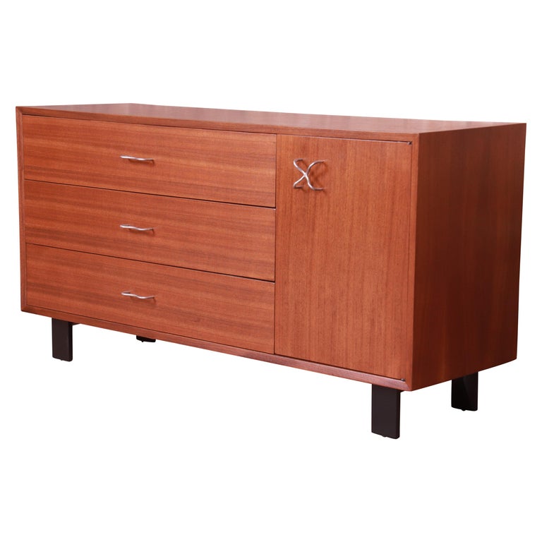 George Nelson for Herman Miller Walnut Sideboard Credenza, Newly Refinished  For Sale at 1stDibs | herman miller credenza