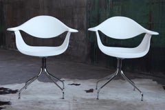 George Nelson para Herman Miller Silla Swag Blanca, Una Silla