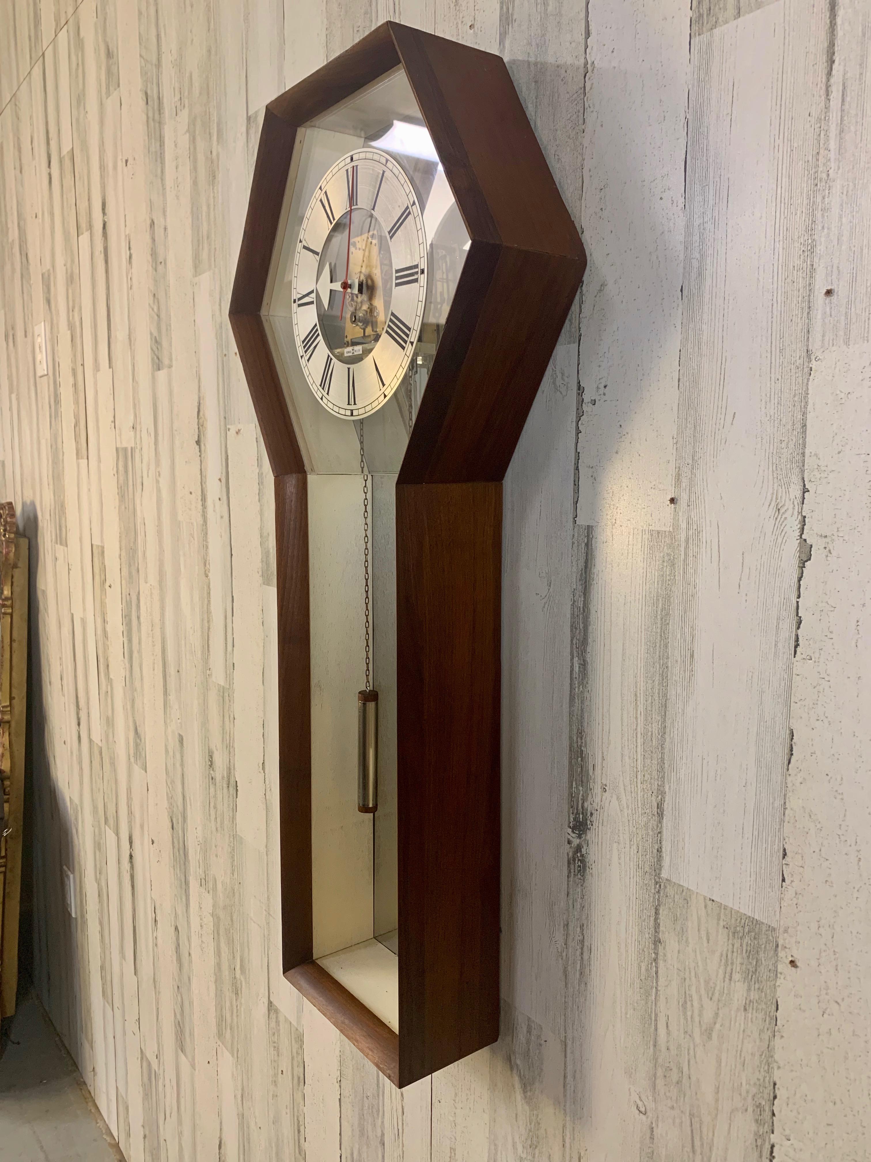 Mid-Century Modern George Nelson For Howard Miller Floating Movement Wall Clock
