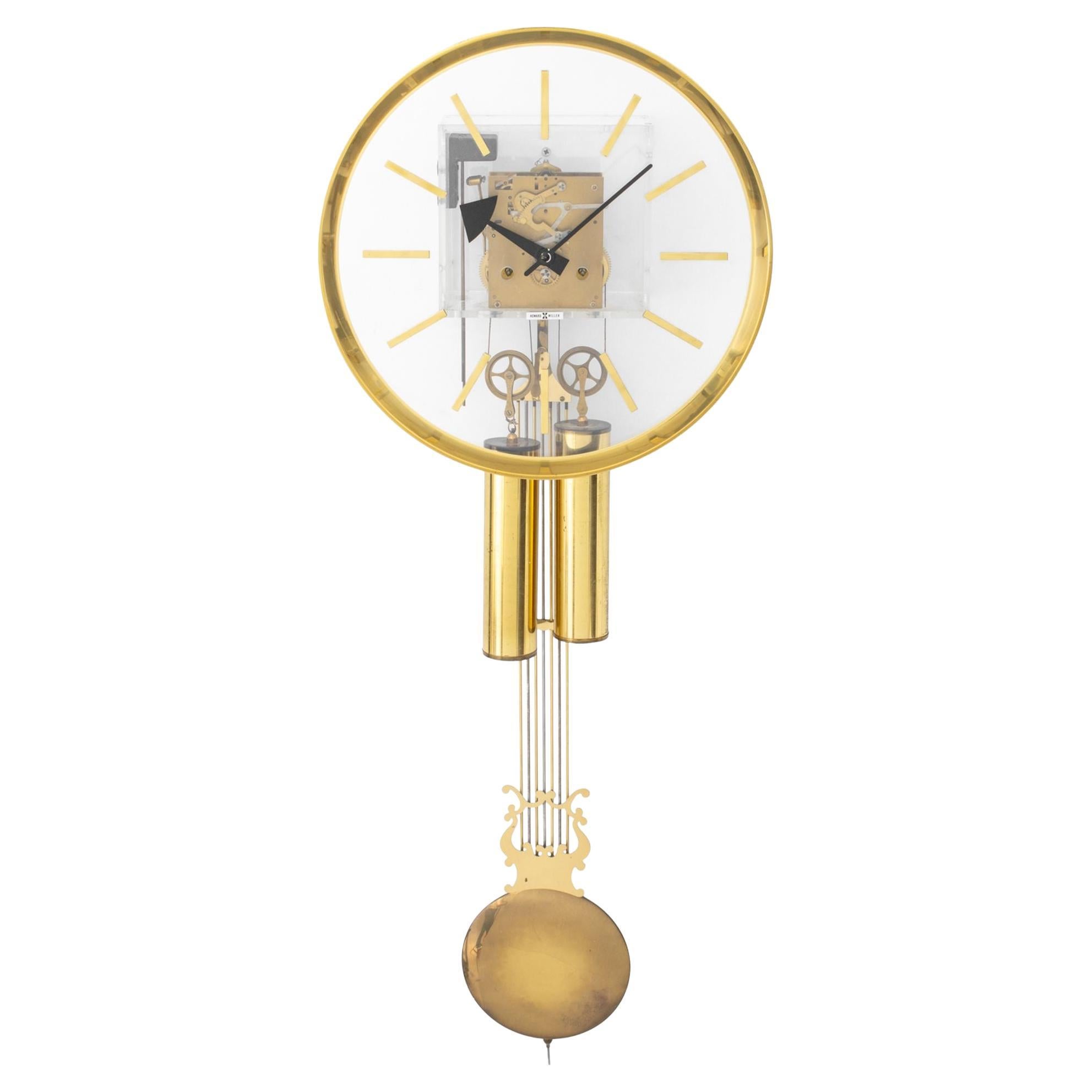George Nelson for Howard Miller Lucite Wall Clock