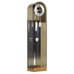 George Nelson for Howard Miller Midcentury Lucite Grandfather Clock
