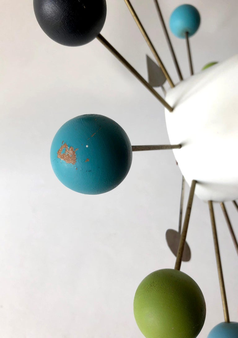 Nelson for Howard Miller Vintage Modern Multicolor Atomic Ball