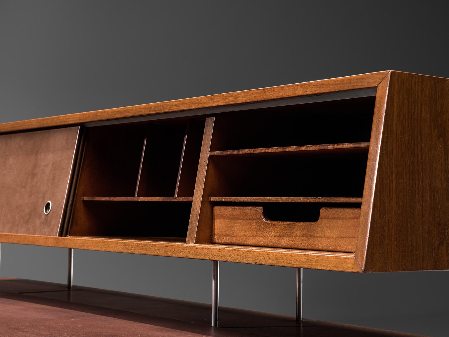 Mid-20th Century George Nelson Functional Desk in Walnut