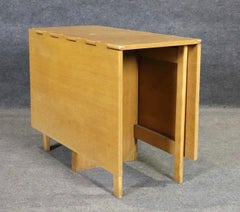 George Nelson Gate leg Drop Leaf Dining Table for Herman Miller