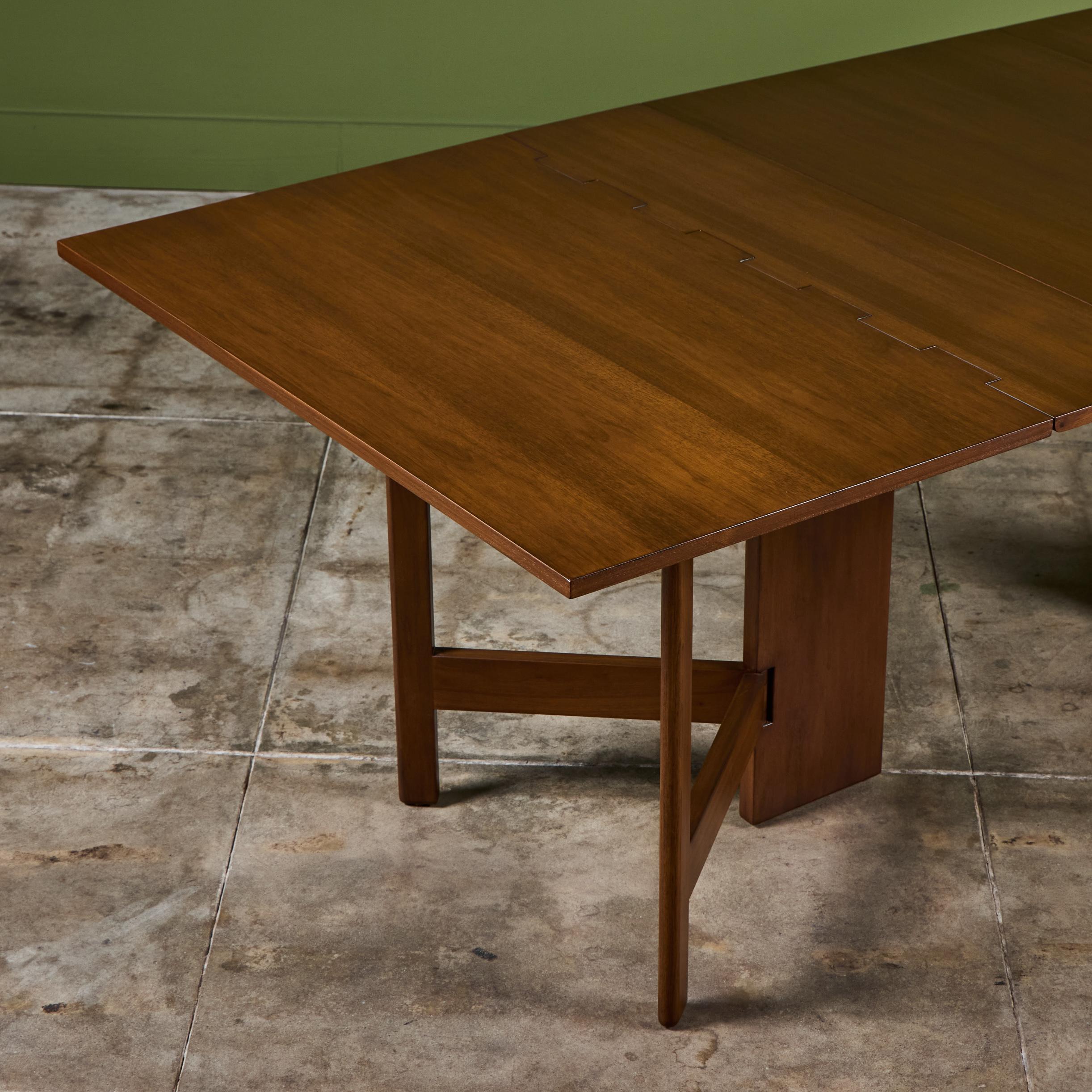 George Nelson Gateleg Drop Leaf Dining Table for Herman Miller For Sale 3