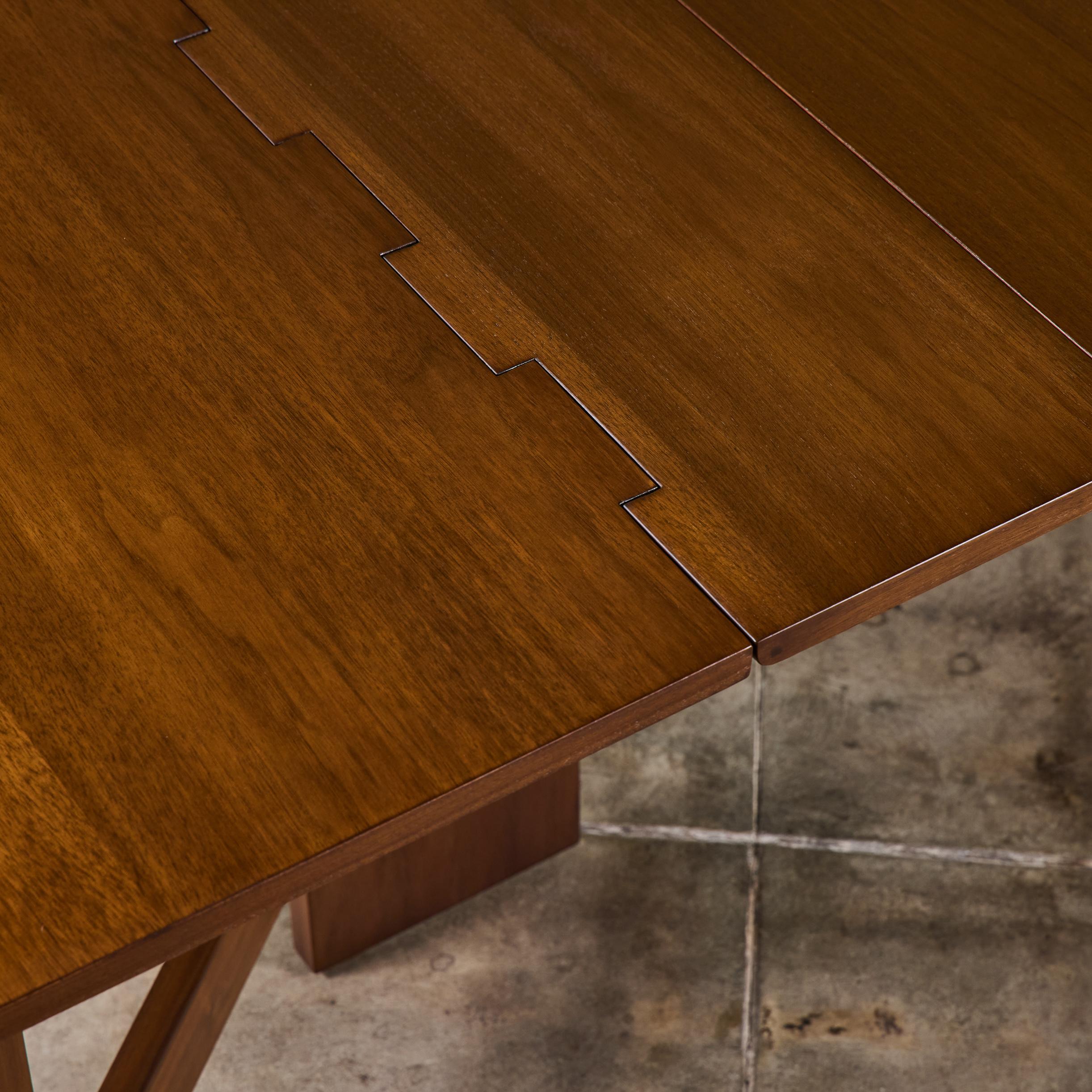 George Nelson Gateleg Drop Leaf Dining Table for Herman Miller For Sale 8