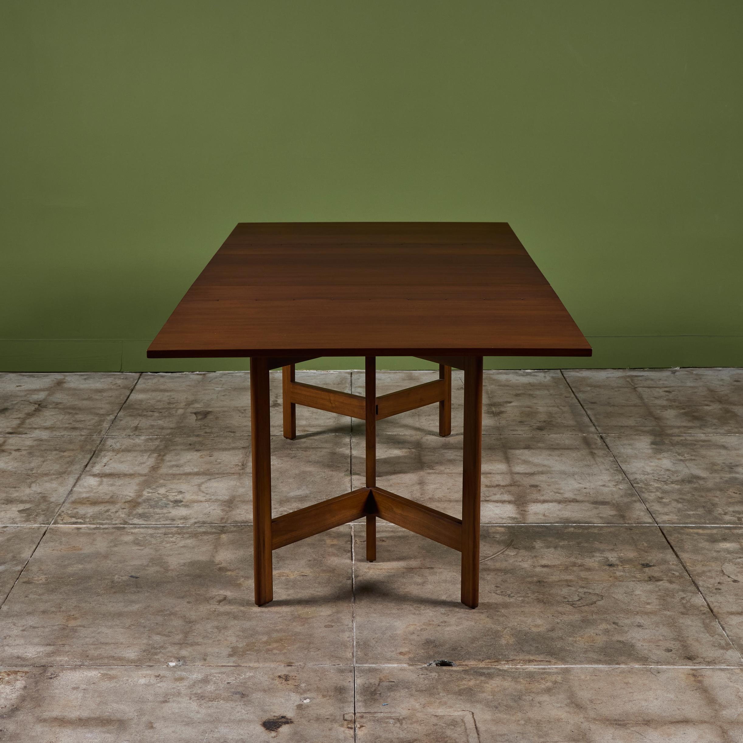 American George Nelson Gateleg Drop Leaf Dining Table for Herman Miller For Sale