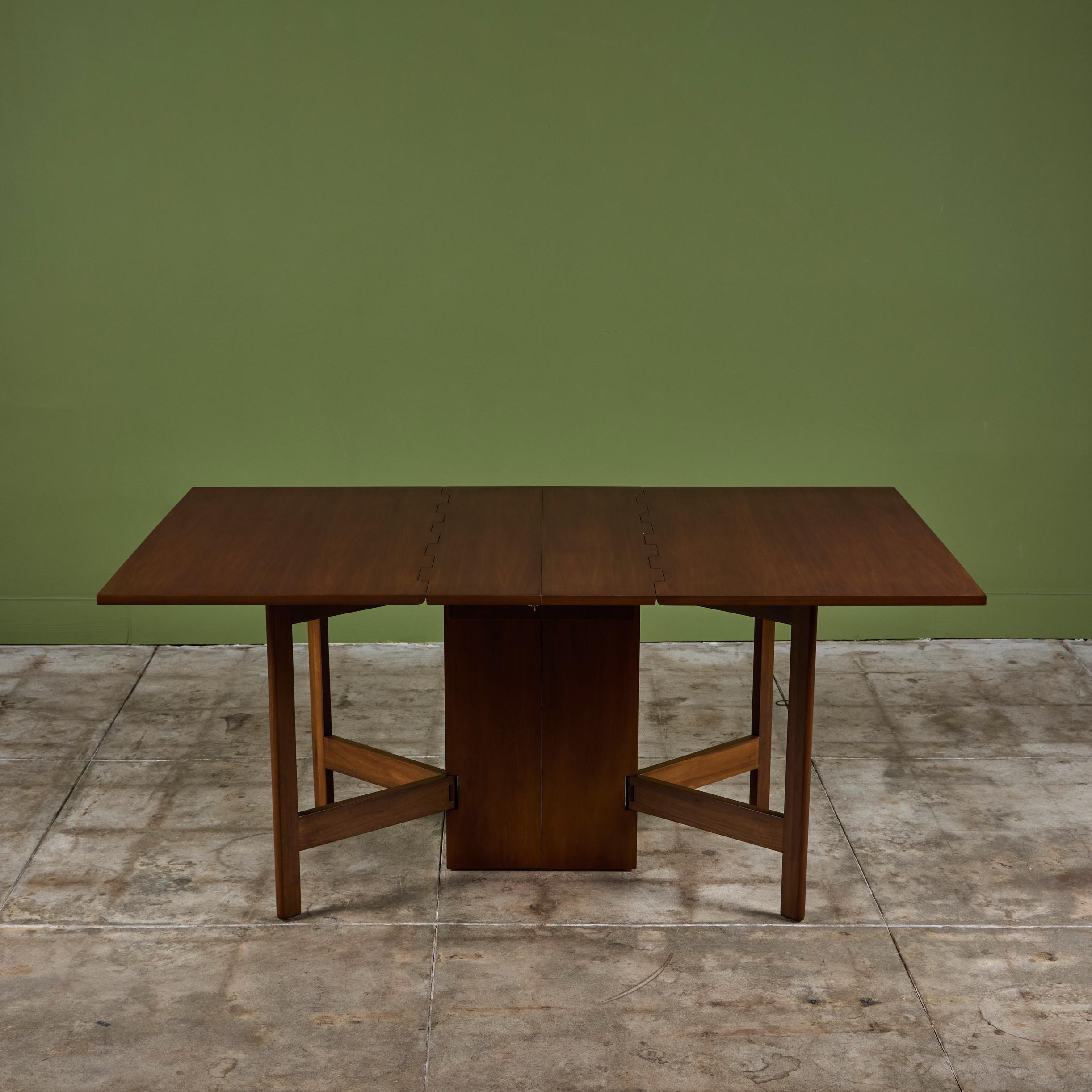 Mid-20th Century George Nelson Gateleg Drop Leaf Dining Table for Herman Miller For Sale