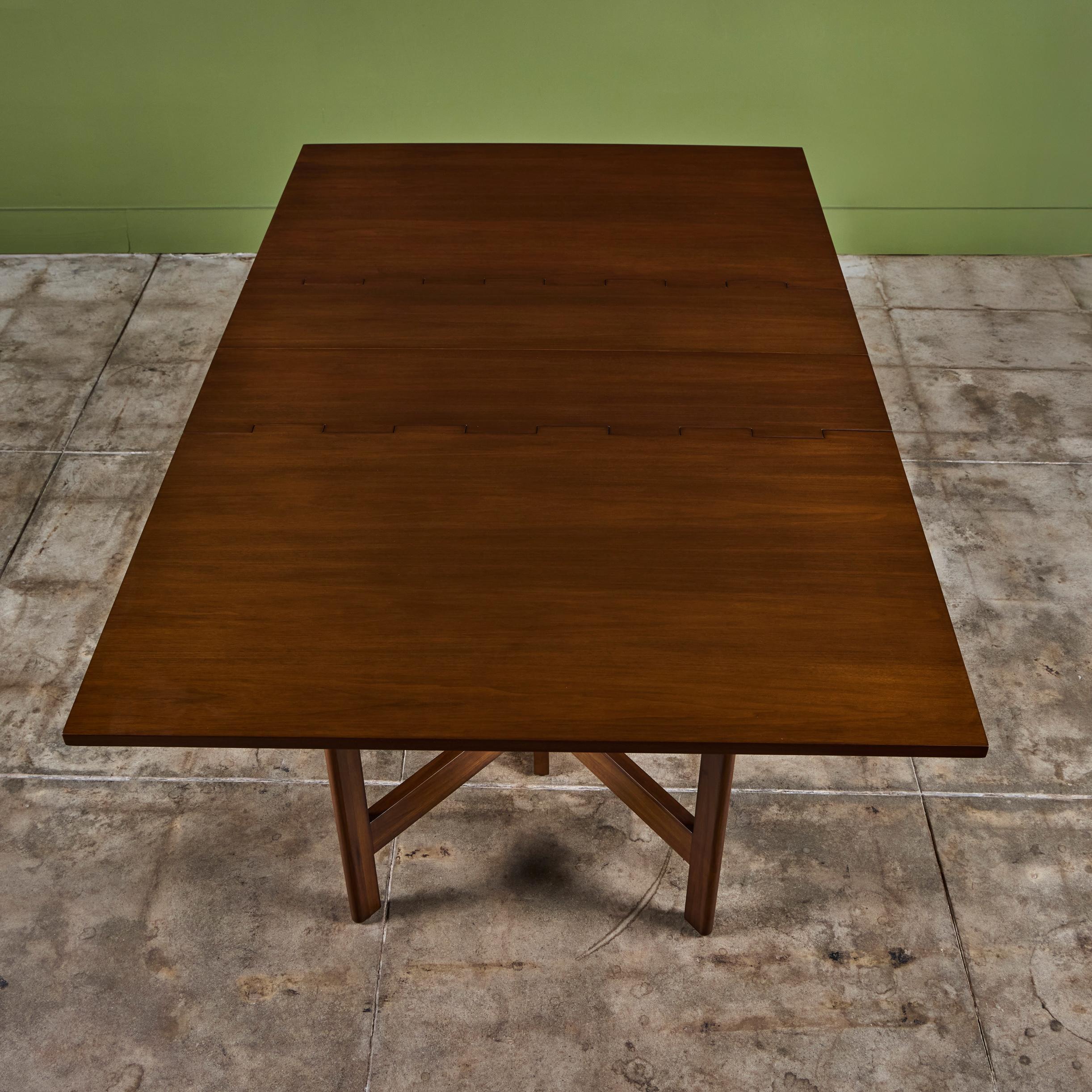George Nelson Gateleg Drop Leaf Dining Table for Herman Miller For Sale 1