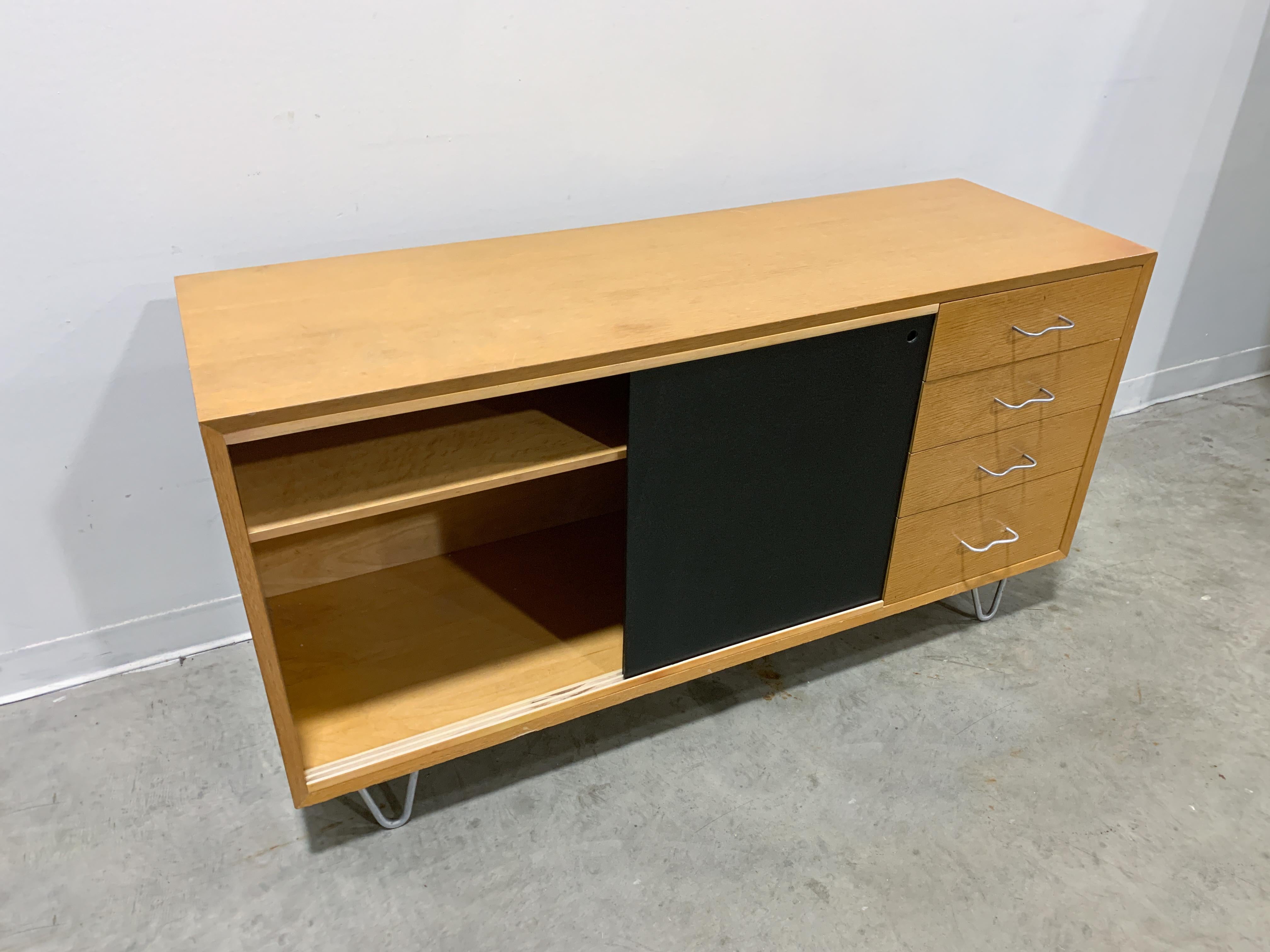 Mid-Century Modern George Nelson Hairpin Sideboard