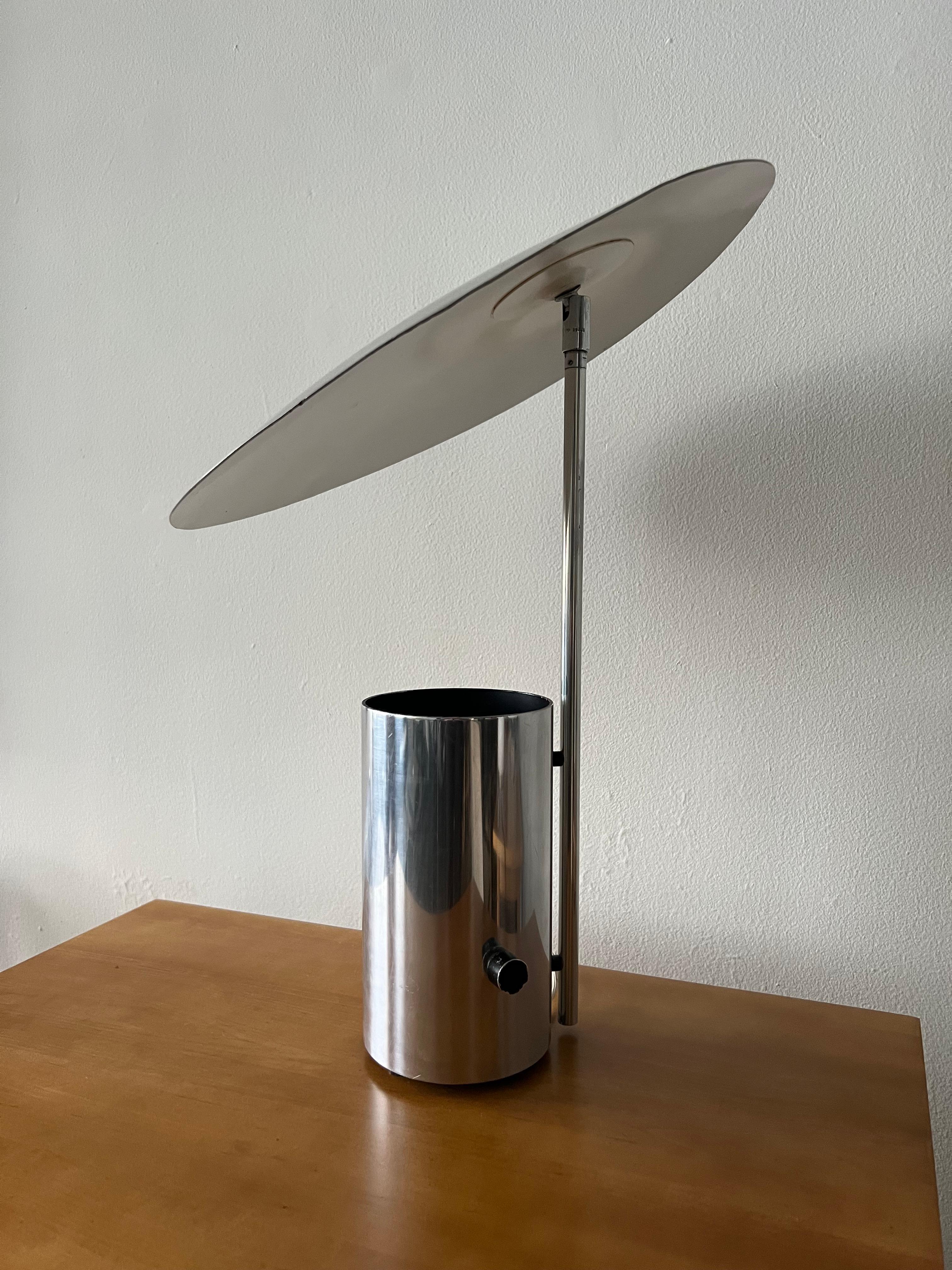 Aluminium Lampe de bureau Half Nelson de George Nelson par Koch & Lowy, années 1960 en vente