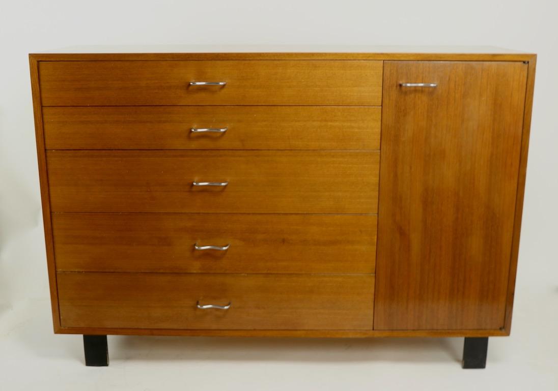 Mid-Century Modern George Nelson Herman Miller Basic Series Cabinet Dresser