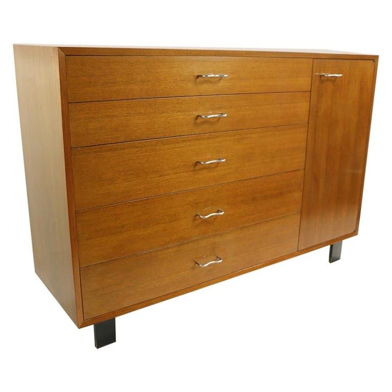 George Nelson Herman Miller Basic Series Cabinet Dresser For Sale