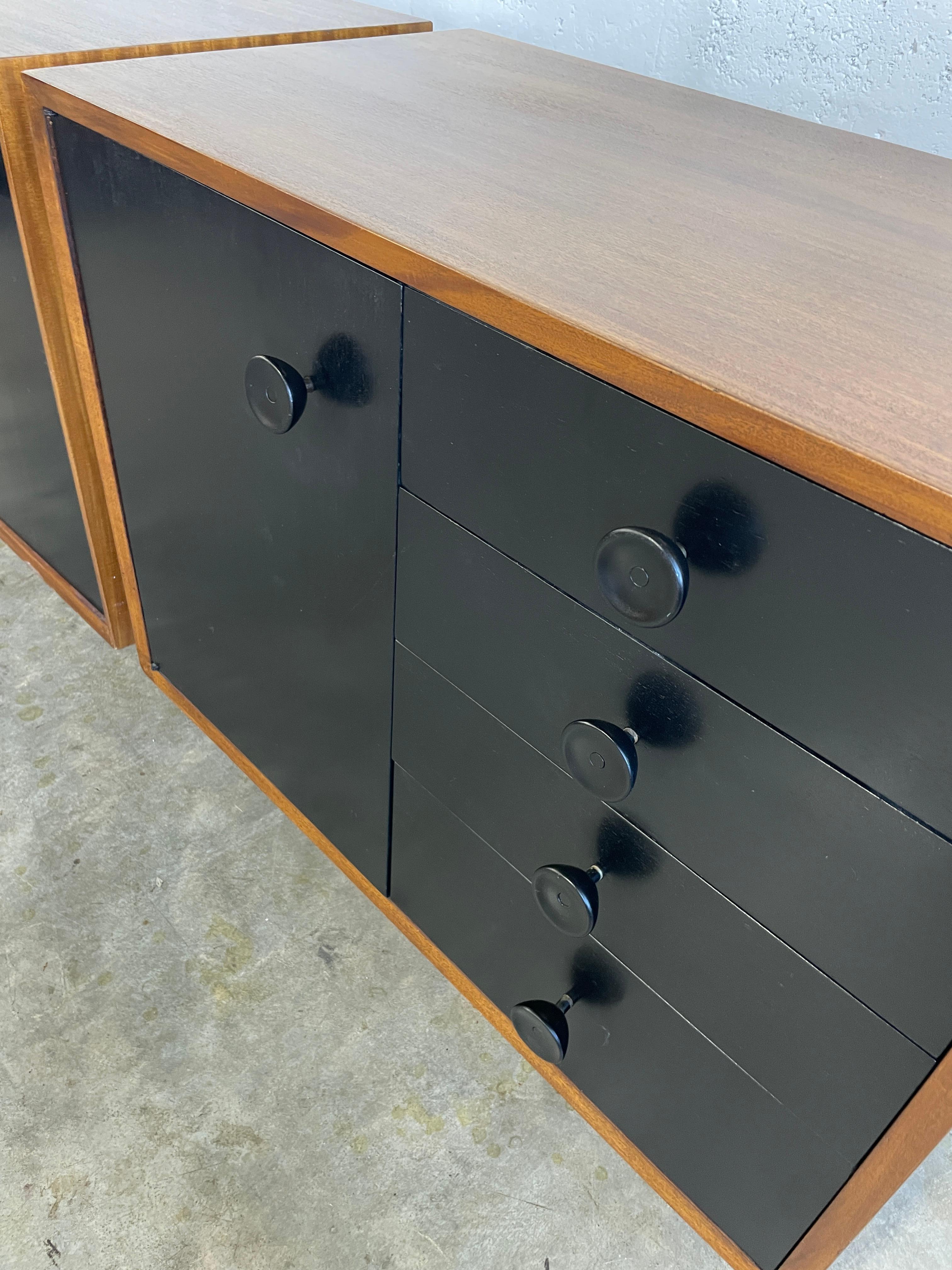 George Nelson Herman Miller BCS Mid Century Cabinets In Good Condition In Fort Lauderdale, FL