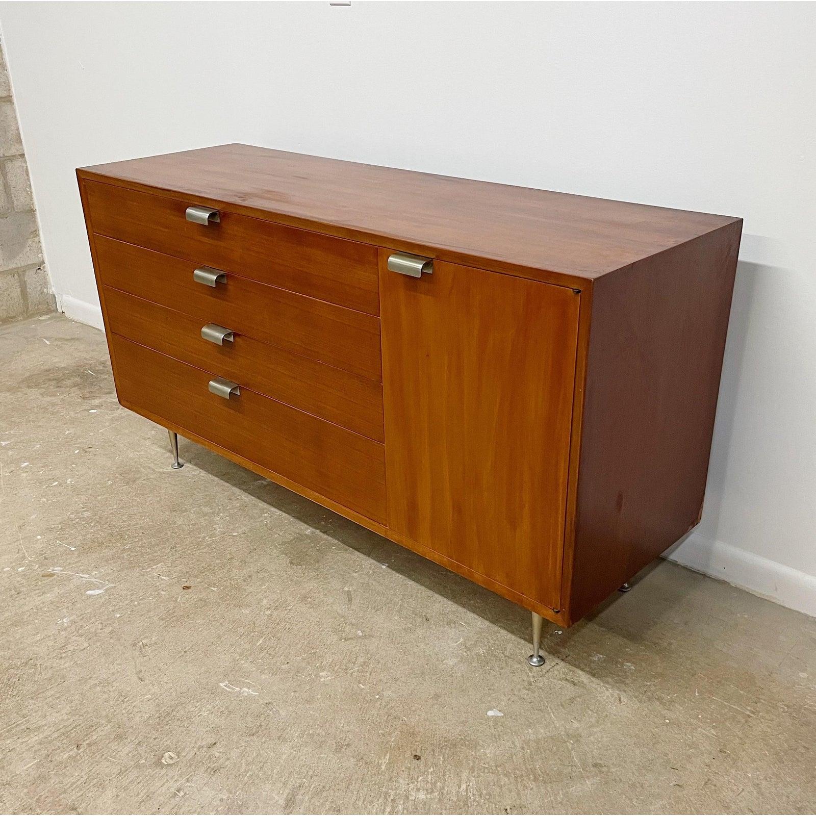 Hand-Crafted George Nelson, Herman Miller Dresser with Custom Thin Edge Legs