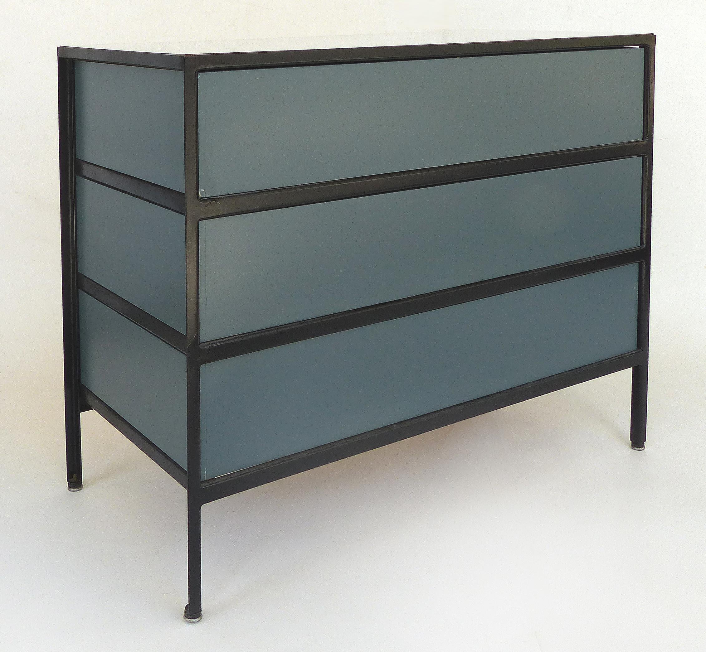 Chrome George Nelson Herman Miller Mid-century Modern Steel  Frame Chests of Drawers