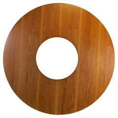 George Nelson Herman Miller Teak Dining Table with Laminate Lazy Susan Center