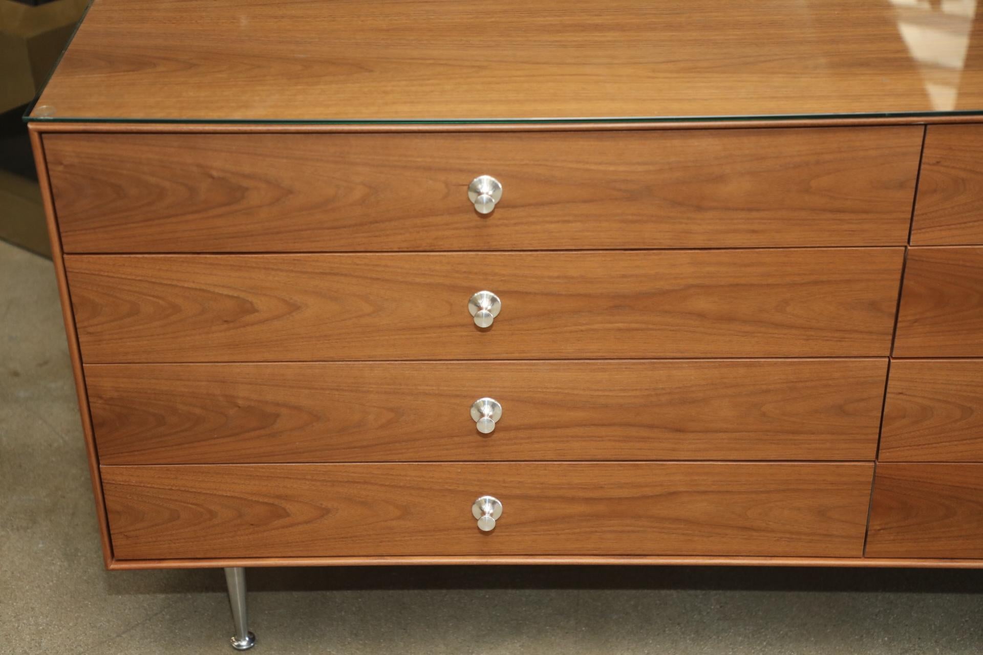 George Nelson Herman Miller Thin Edge 6 Drawer Chest In Good Condition In Palm Springs, CA