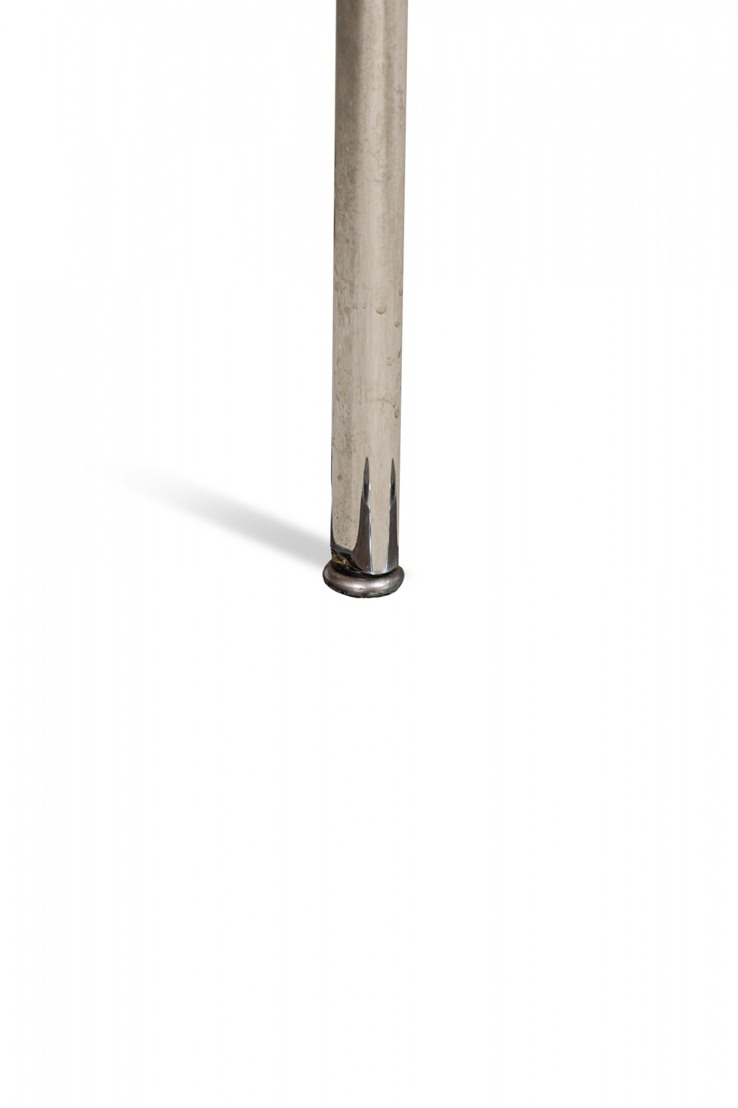 Rechteckiger Esstisch aus weißem Laminat und Stahl von George Nelson / Herman Miller im Angebot 1