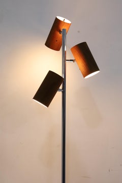 George Nelson Holzzylinder Floor Lamp, Rare