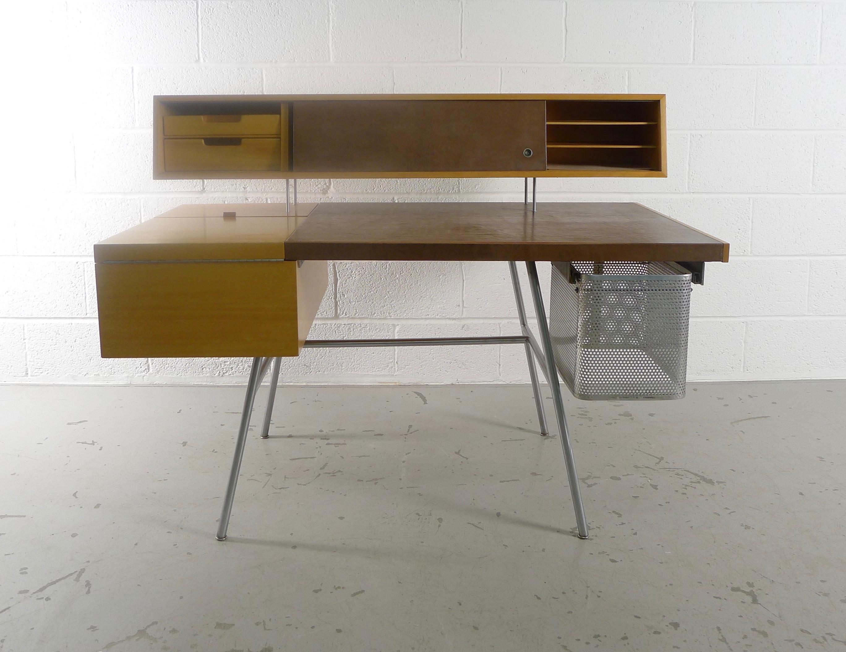 George Nelson Home Office Desk, Herman Miller, All Original with Label, 1948 2
