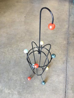 George Nelson Inspired Iron Wire Umbrella Stand