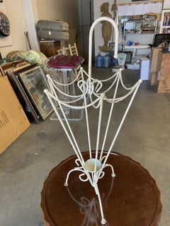 George Nelson Inspired Iron Wire Umbrella Stand
