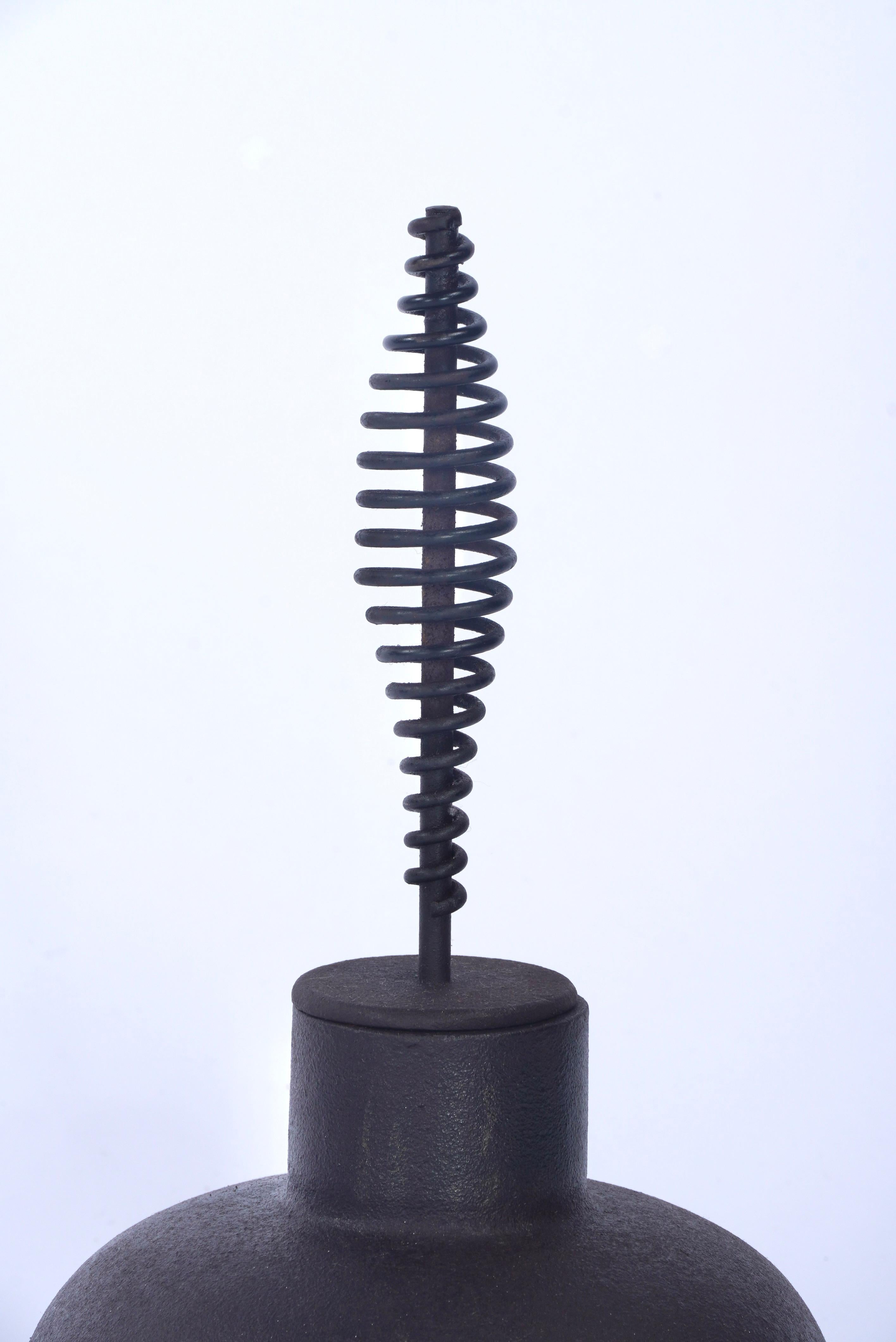 Mid-Century Modern George Nelson / Irving Harper Cast Iron Fireplace Fire Starter / Howard Miller