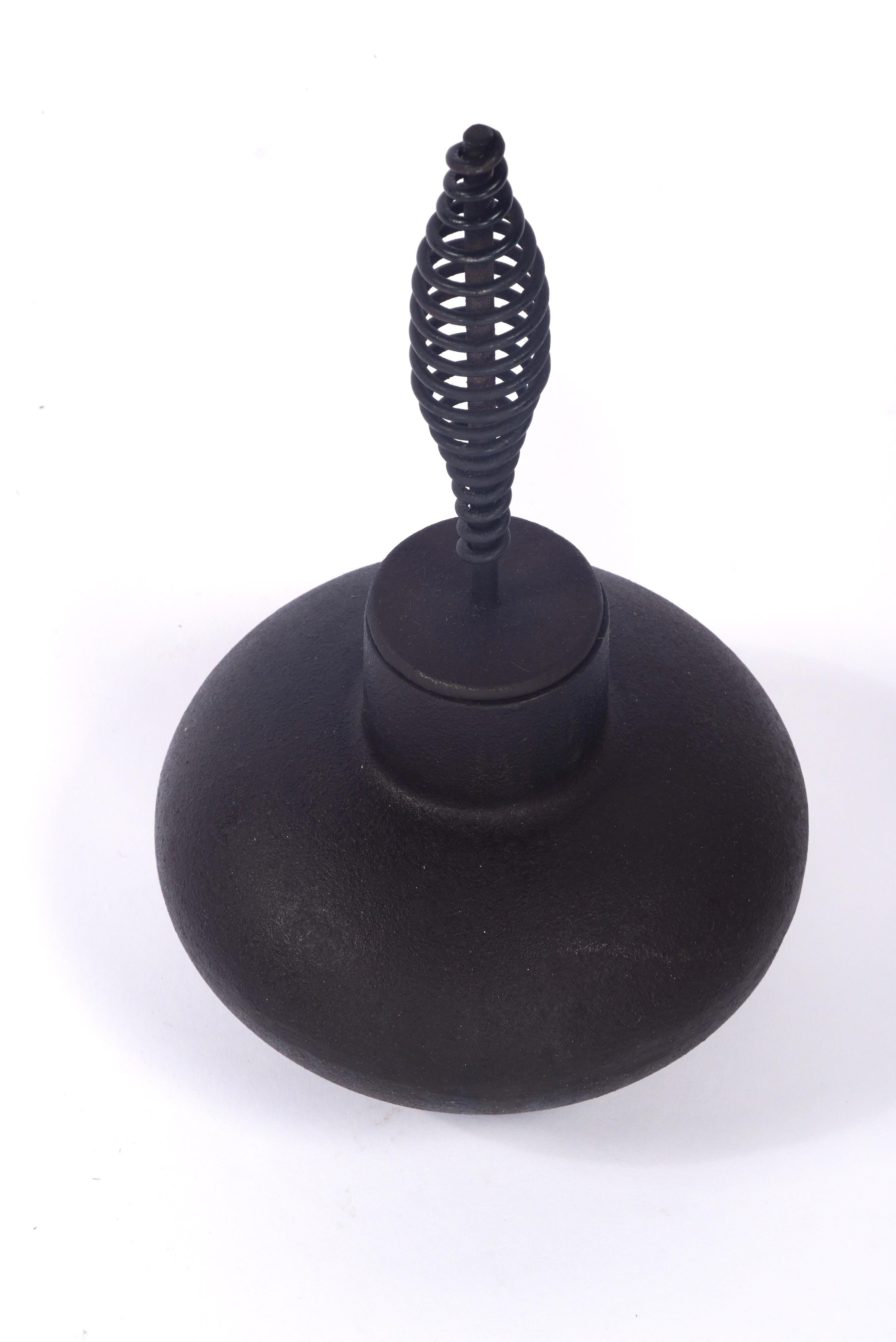 George Nelson / Irving Harper Cast Iron Fireplace Fire Starter / Howard Miller In Good Condition In Oakland, CA