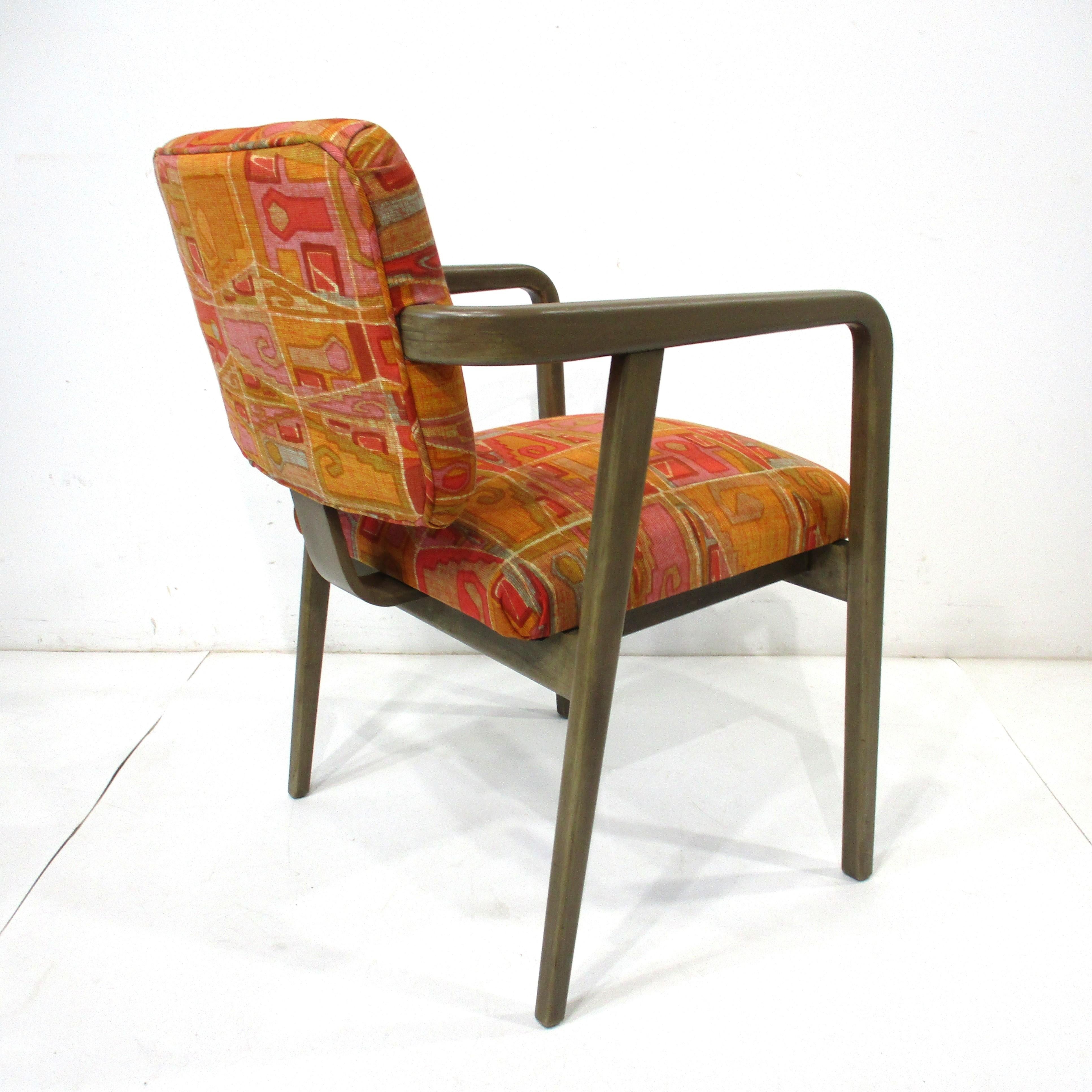 George Nelson / Jack Lenor Larsen Sillón con brazos para Herman Miller nº 4663 en Bueno estado para la venta en Cincinnati, OH