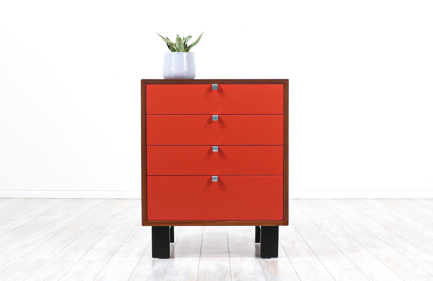 American George Nelson Lacquered Chest of Drawers for Herman Miller