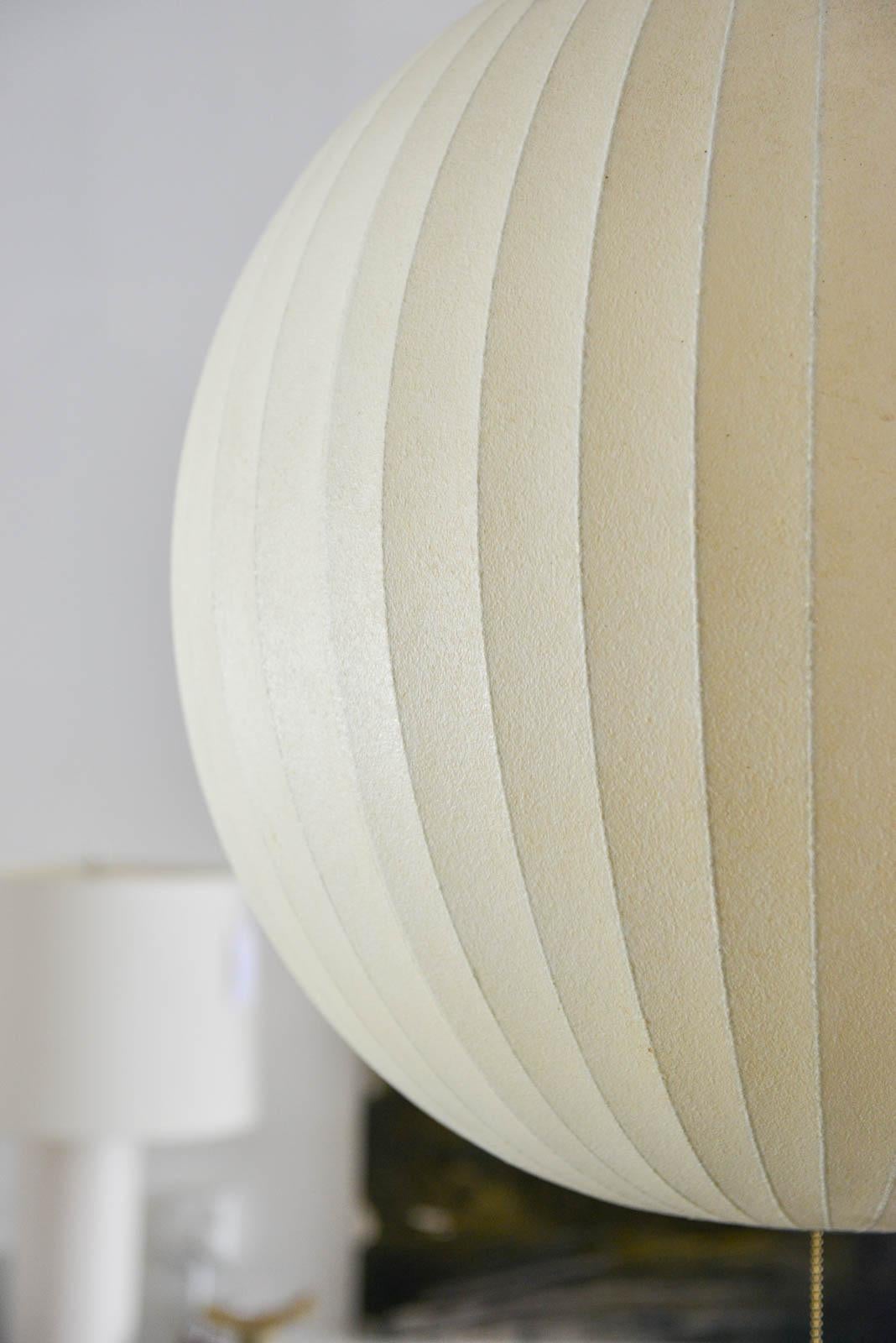 Mid-Century Modern George Nelson Large Bubble Pendant Light