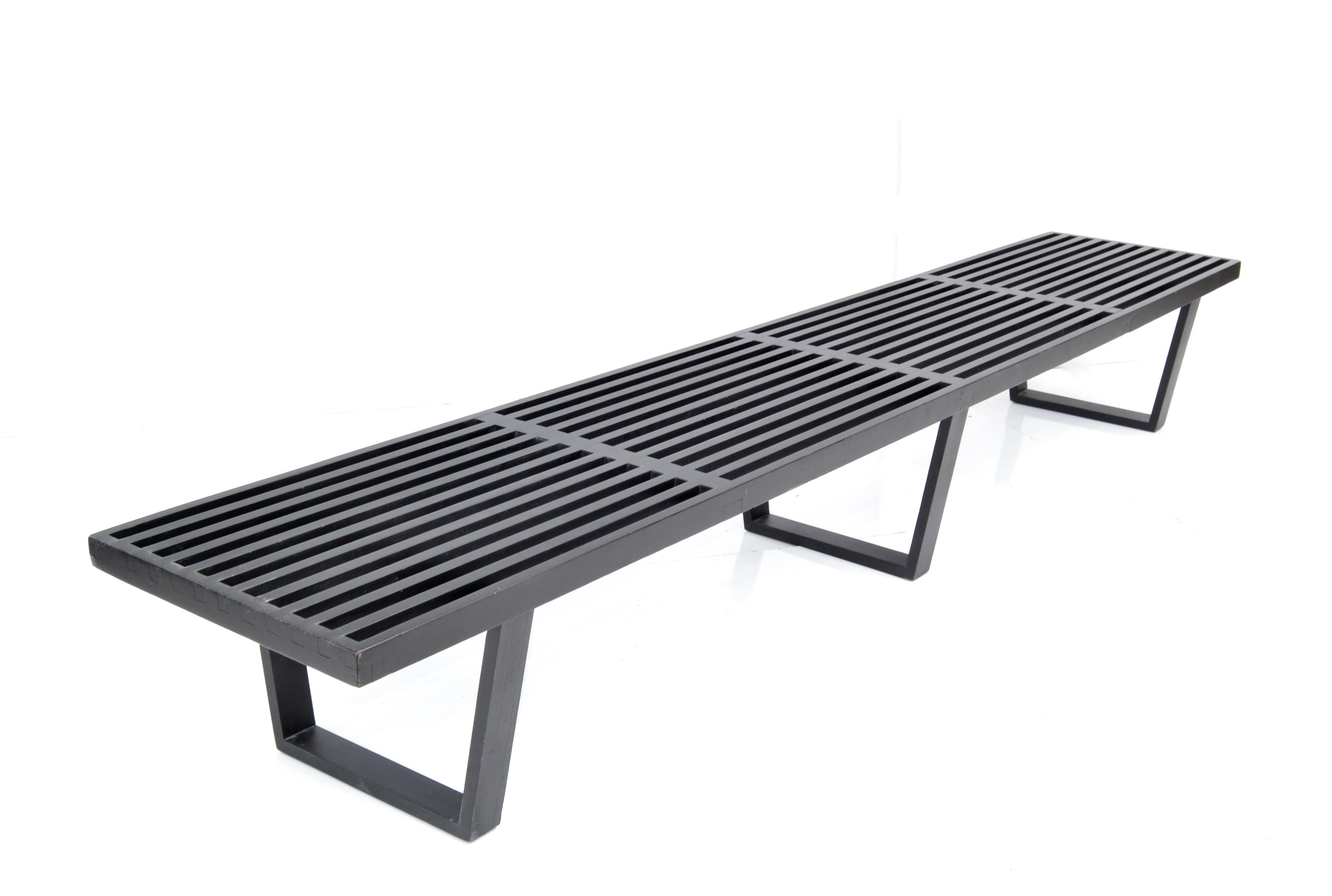 long black bench