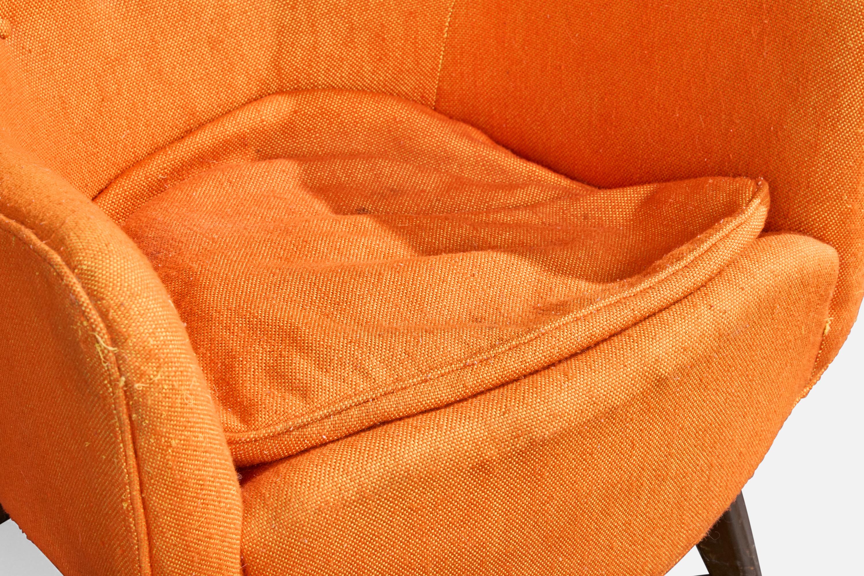 George Nelson, chaise longue, tissu, Wood, États-Unis, années 1940 en vente 5