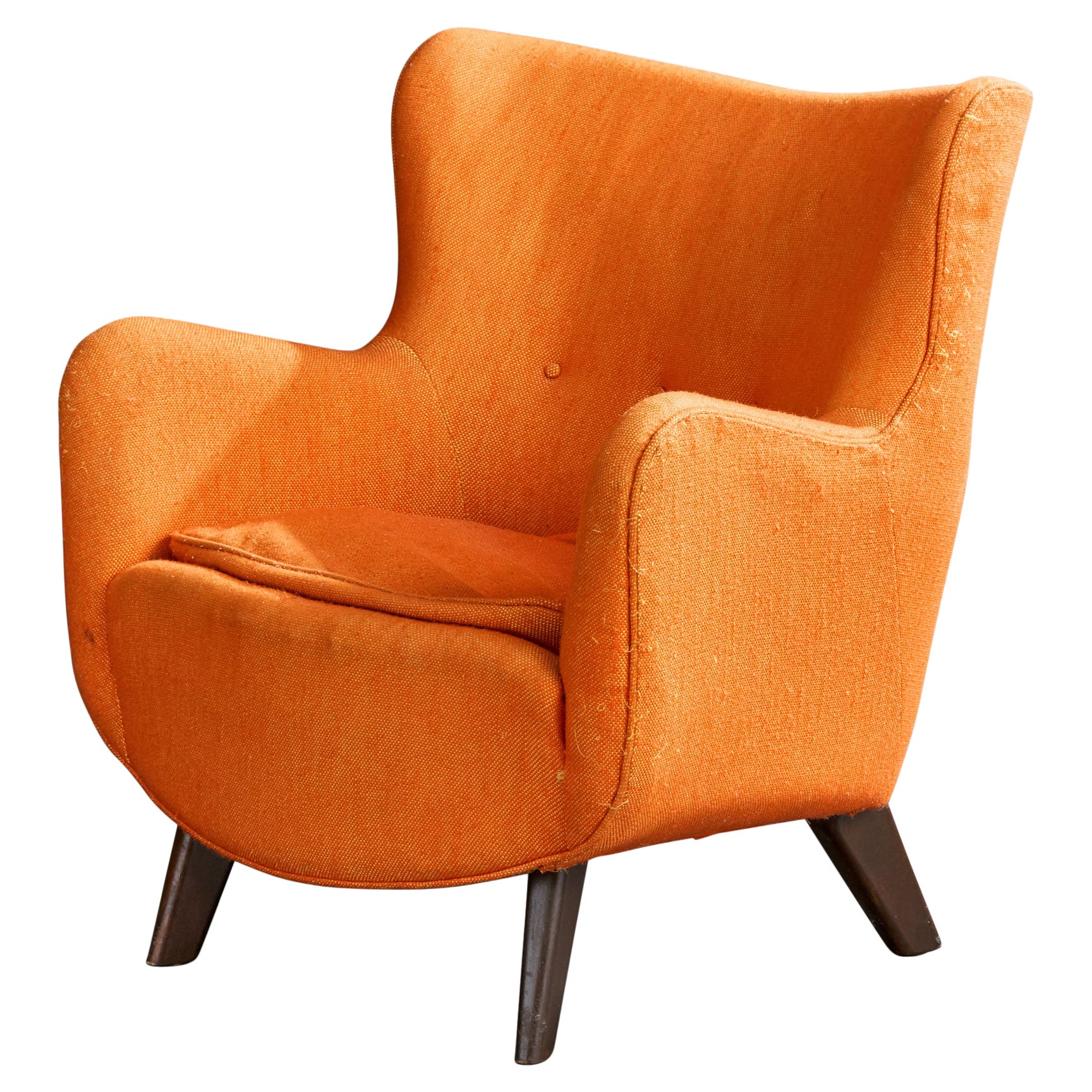 George Nelson, chaise longue, tissu, Wood, États-Unis, années 1940