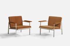 George Nelson, Chaises longues, Wood, Steele, Velvet, USA, années 1950