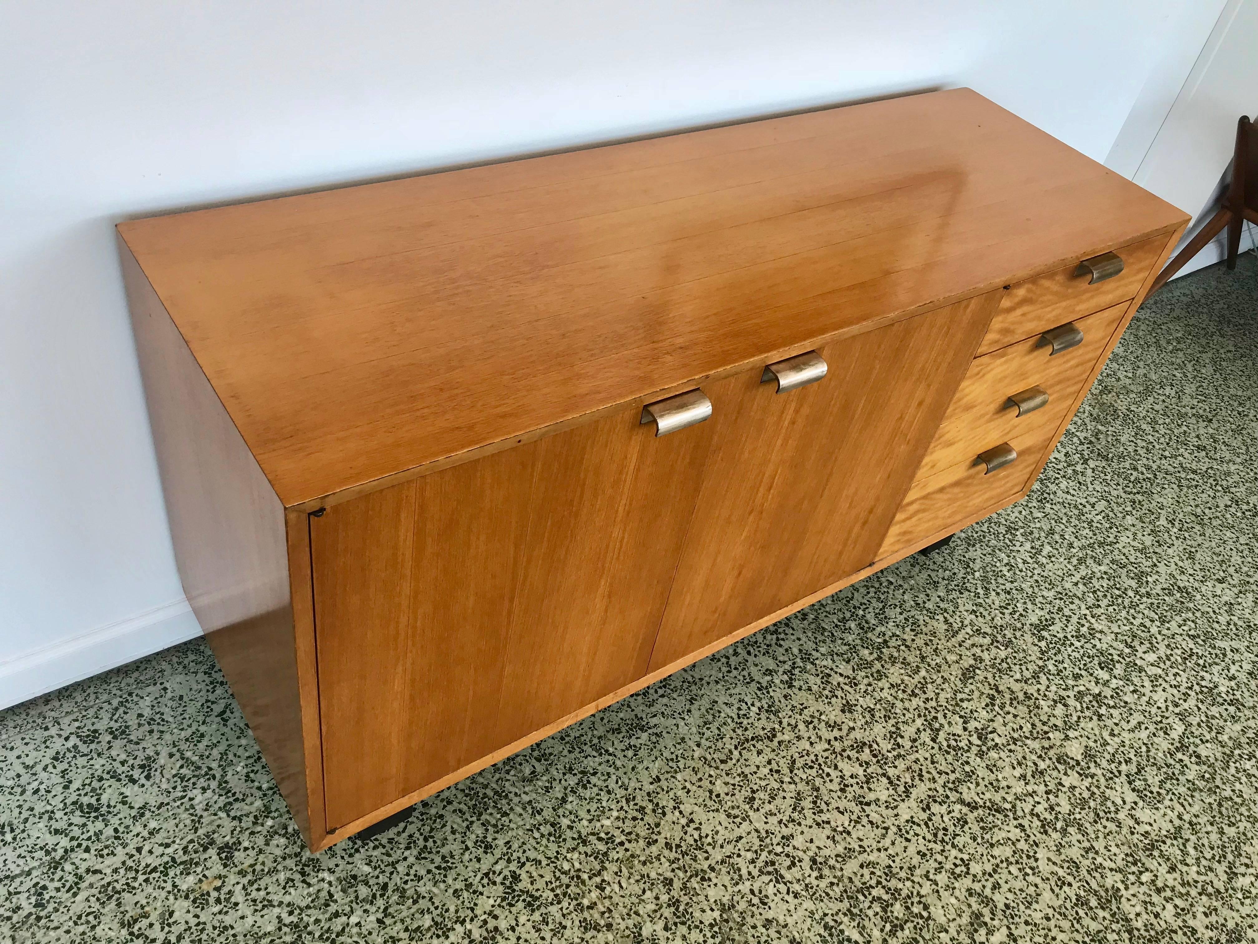 Mid-Century Modern George Nelson Low Profile Credenza Sideboard for Herman Miller