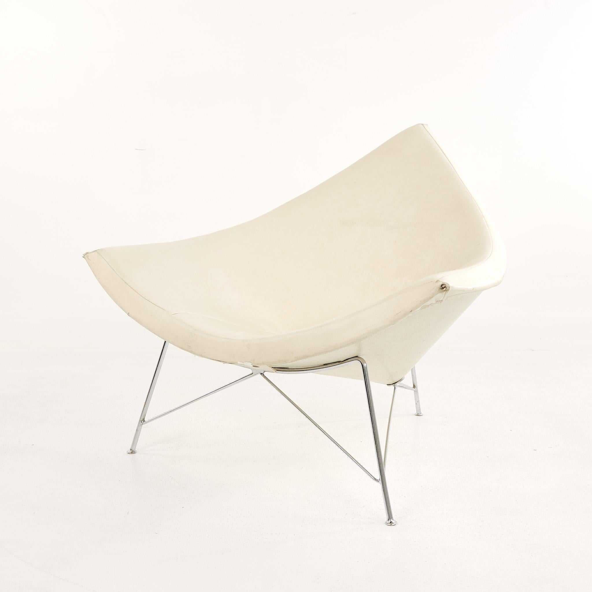 Mid-Century Modern George Nelson Mid Century Coconut Chair