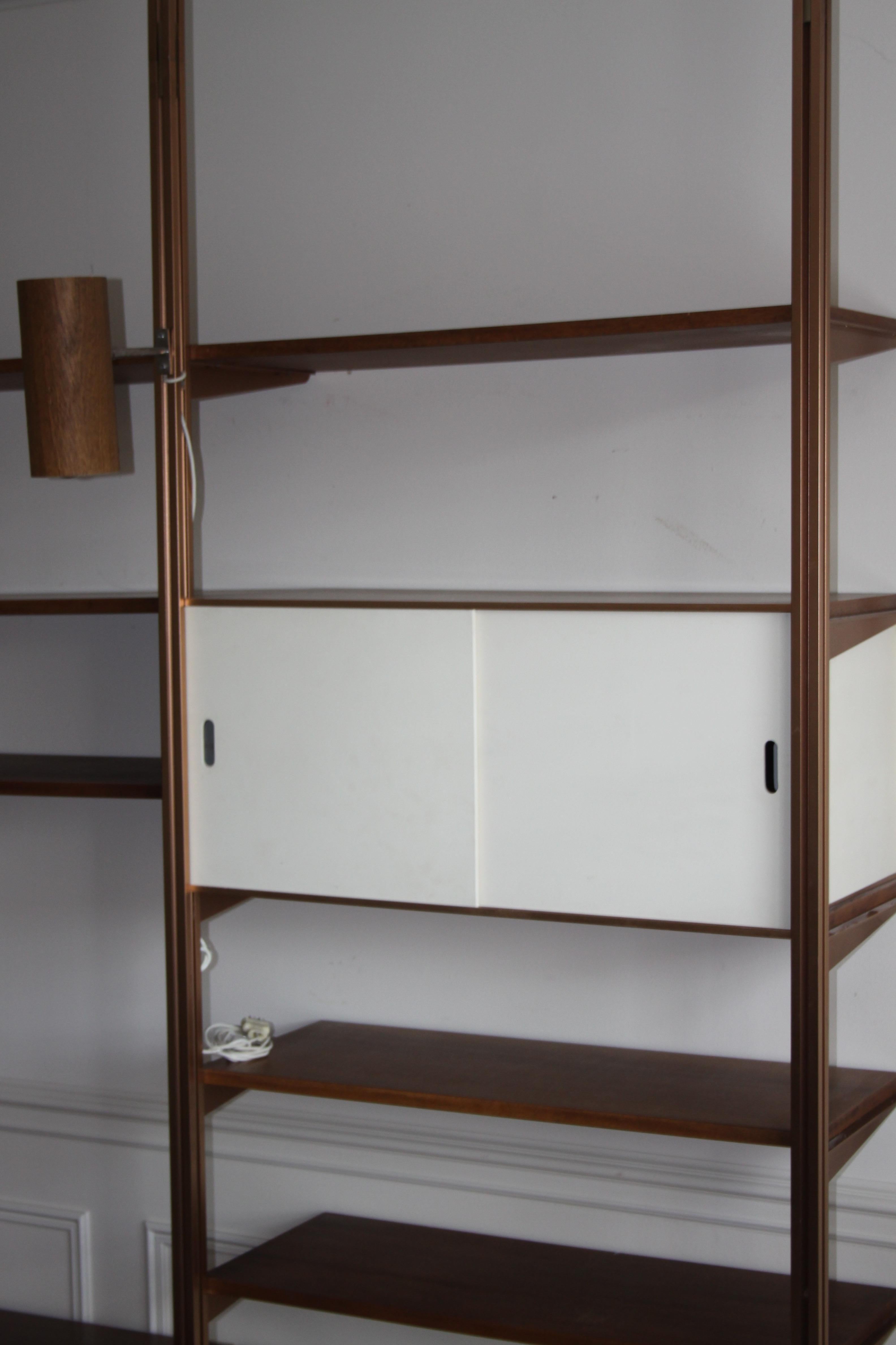 George Nelson Mid-Century Storage Wall Unit Bookcase for Omni 9